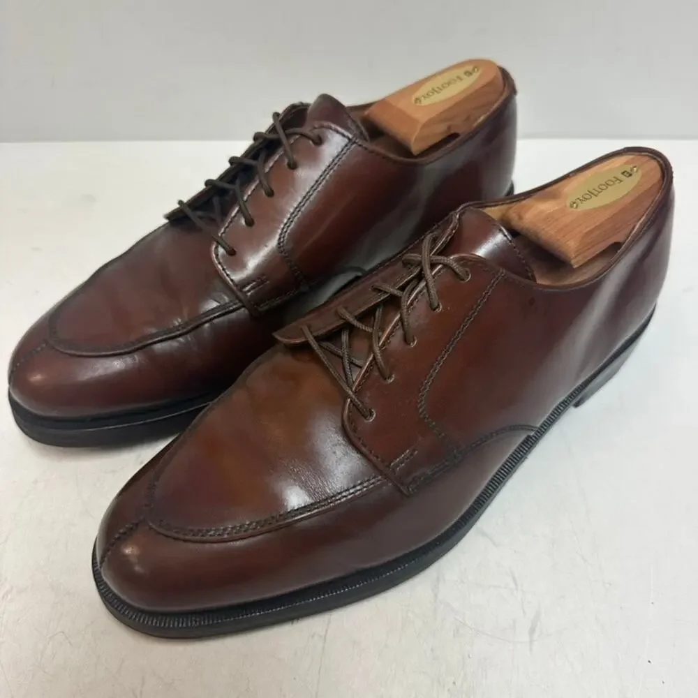 RESOLED Rancourt & Co. x Cole Haan Brown Derby Made in Maine USA VGUC 8.5 D